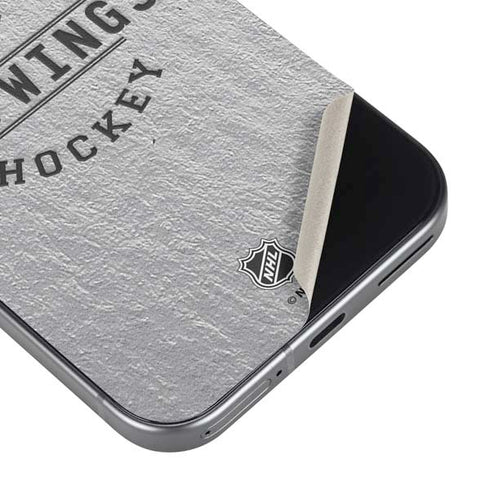 NHL Detroit Red Wings Black Text Pixel 9 Pro XL Skin